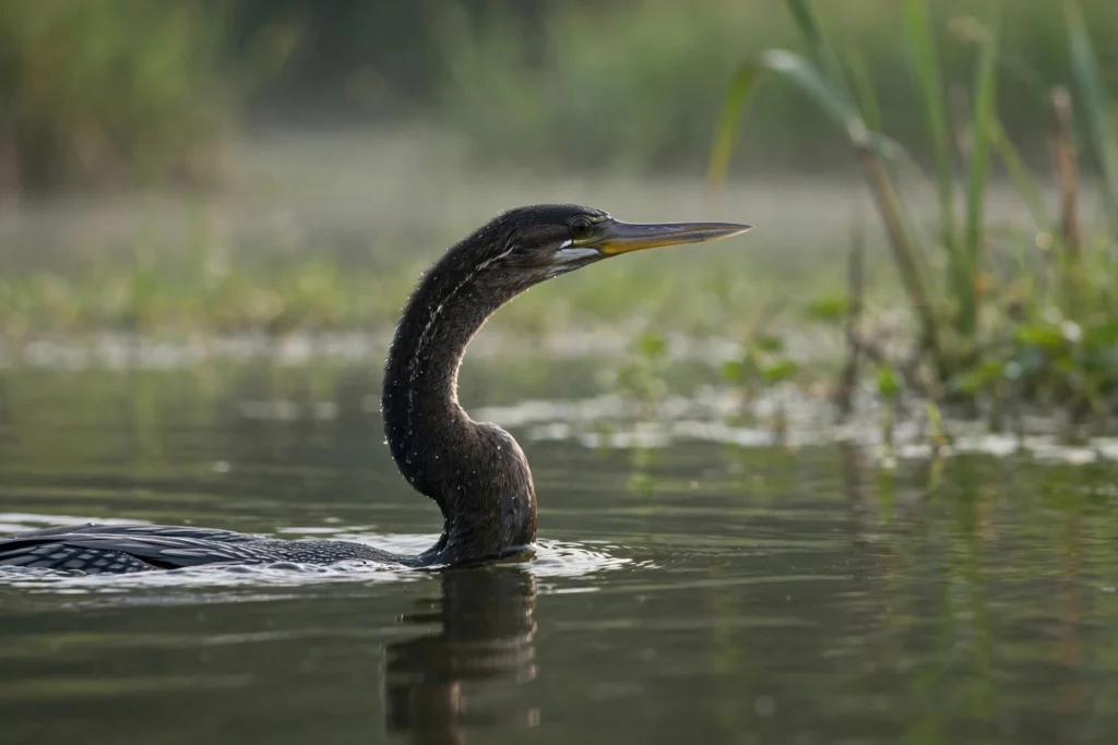 The Anhinga Bird: Why It's More Than Just a Snake Bird 2 Anhinga bird swimming in water