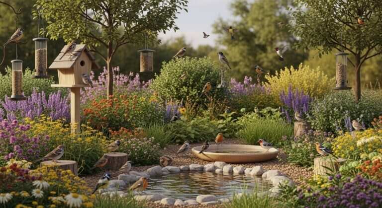 How to Create a Bird-Friendly Garden - birdsbuzz.com