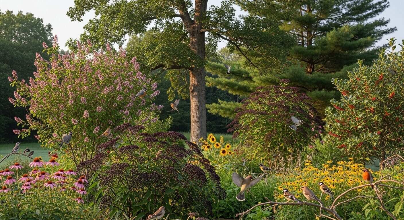 How to Create a Bird-Friendly Garden and Backyard Bird Sanctuary 3 Step 1: Start with a Plan That Puts Native Plants First