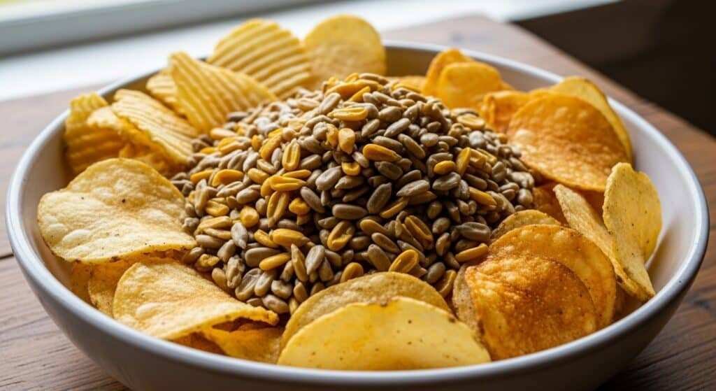 Sunflower Hearts and Chips The No Mess Premium Option