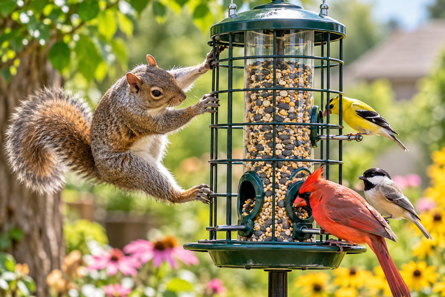 Bird Feeder and Squirrel Proof 10 Easy Ways to Stop Squirrels From Stealing Bird Food