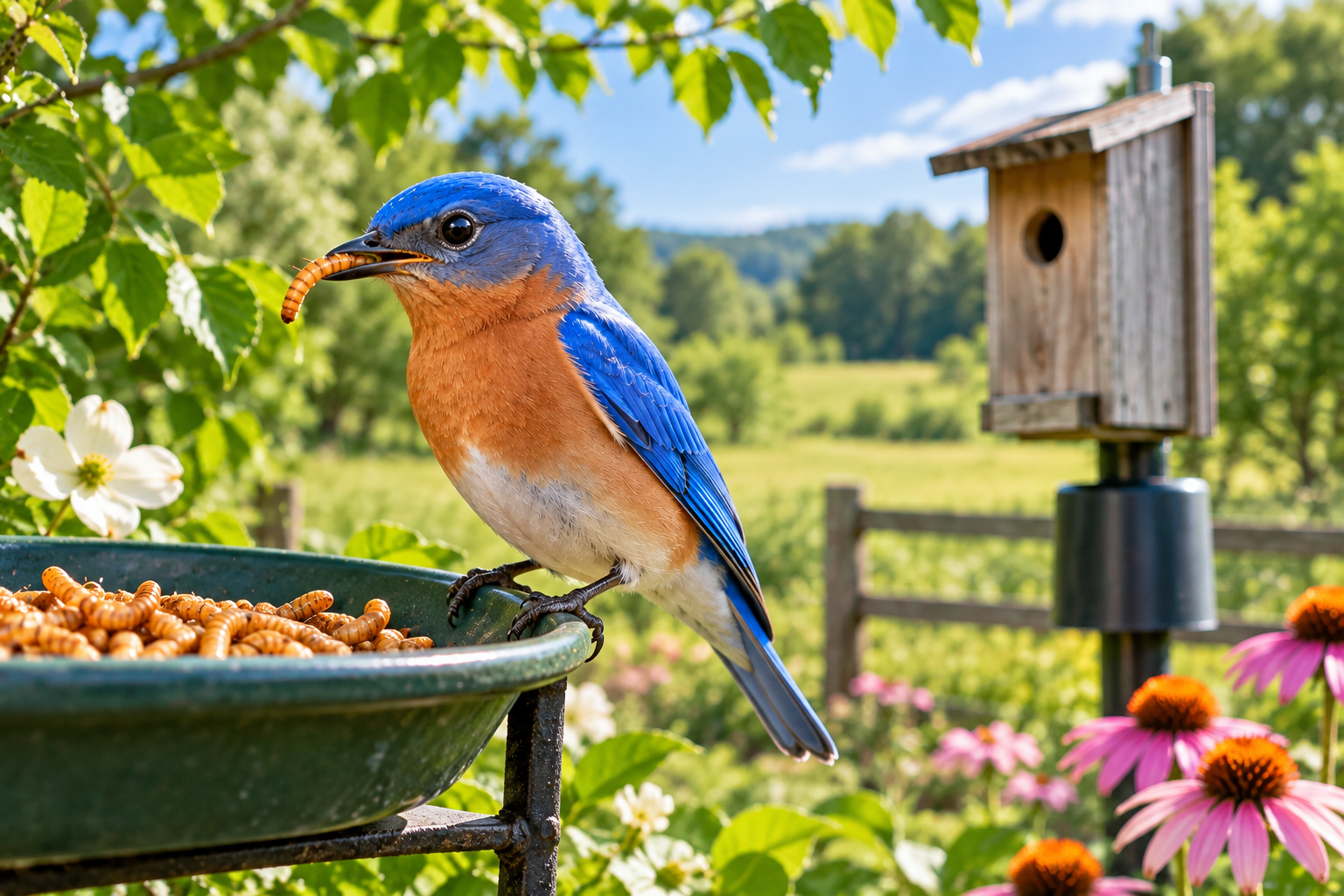 How to Attract Bluebirds to Your Yard Food, Nesting Boxes & Habitat