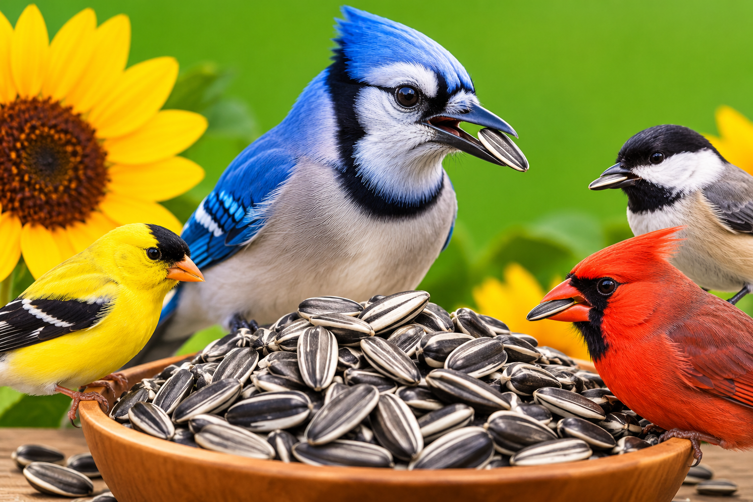 Sunflower Seeds for Birds Which Birds Eat Them and Which Type Is Best